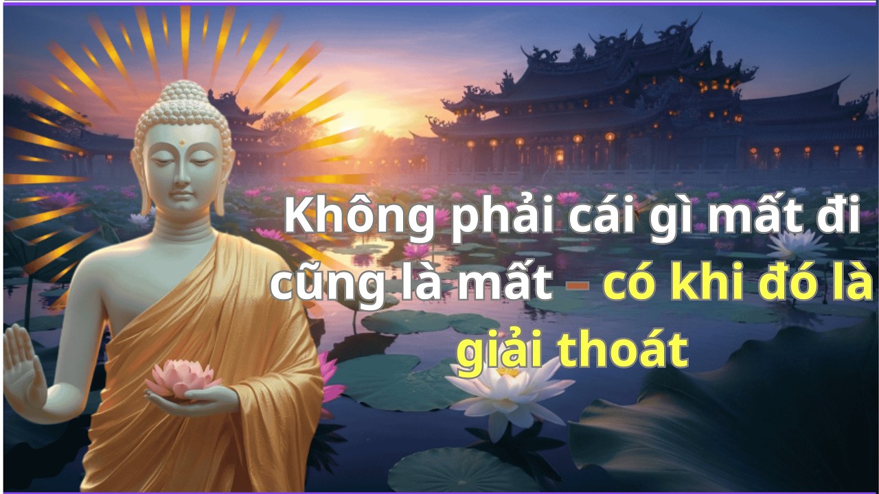 Không phải cái gì mất đi cũng là mất – có khi đó là giải thoát