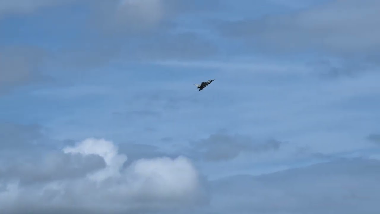 RAF typhoon at English Riviera airshow 2025