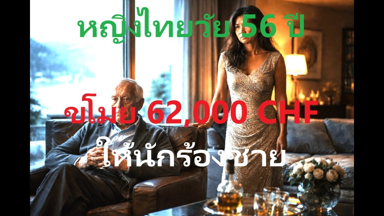 58. หญิงไทยวัย 56 ปี ขโมย 62,000 CHF ให้นักร้องชาย ชีวิตพังเพราะความเหงา #เรื่องจริงดาร์ค
