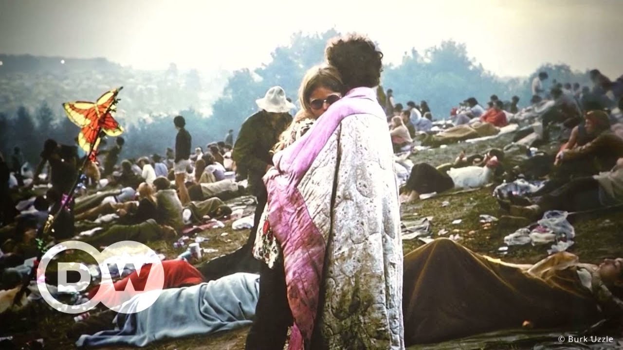 O casal da capa do &aacute;lbum de Woodstock