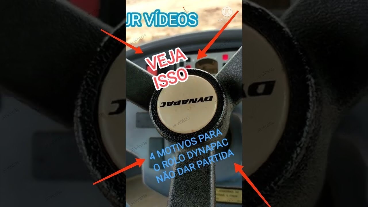 PORQUE NÃO PEGA/ APRENDENDO os 4 MOTIVOS para o ROLO COMPACTADOR DYNAPAC CA-250 2015  Não  LIGAR.
