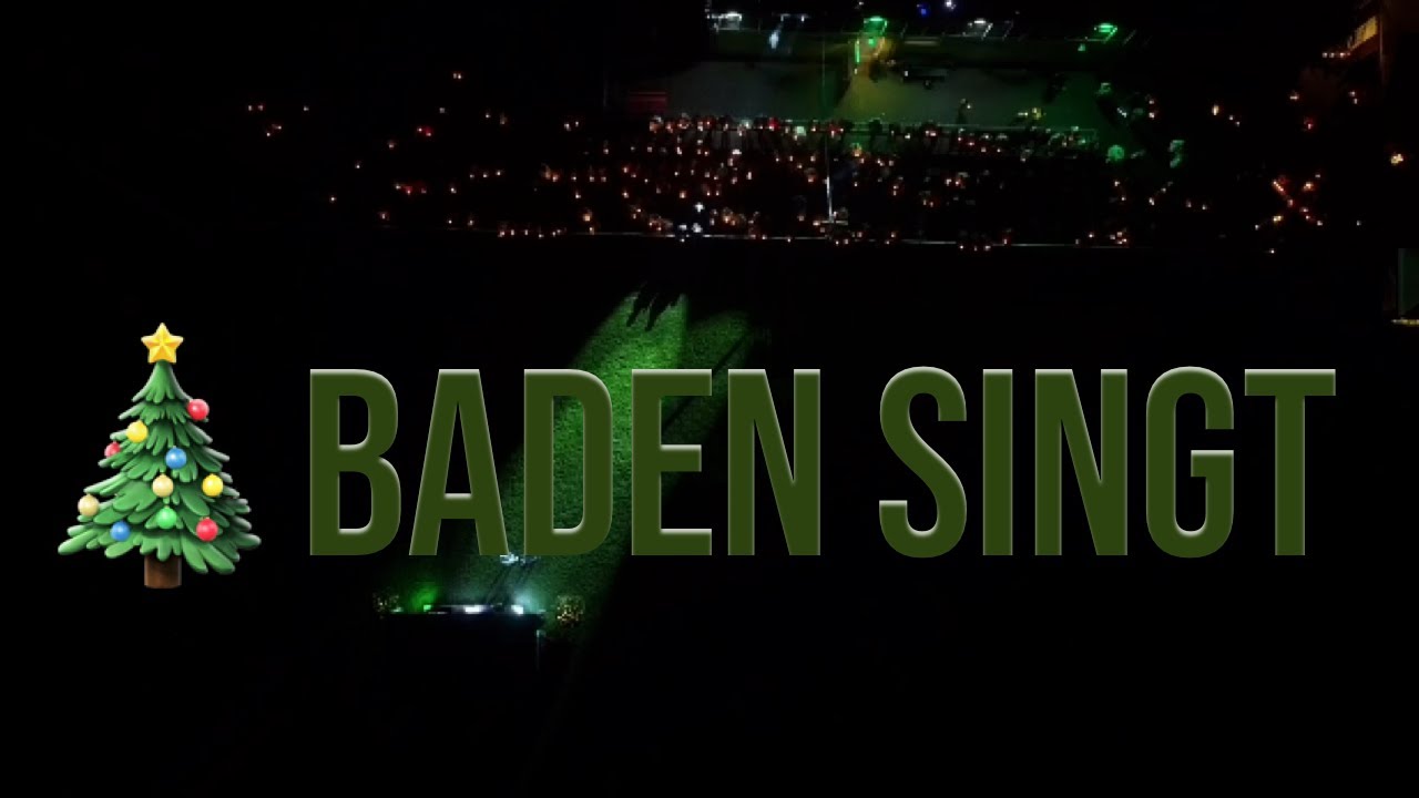 Badner Lied &ndash; Ein Stadion singt f&uuml;r die Region | Stadionsingen Knielingen ⚽🎄