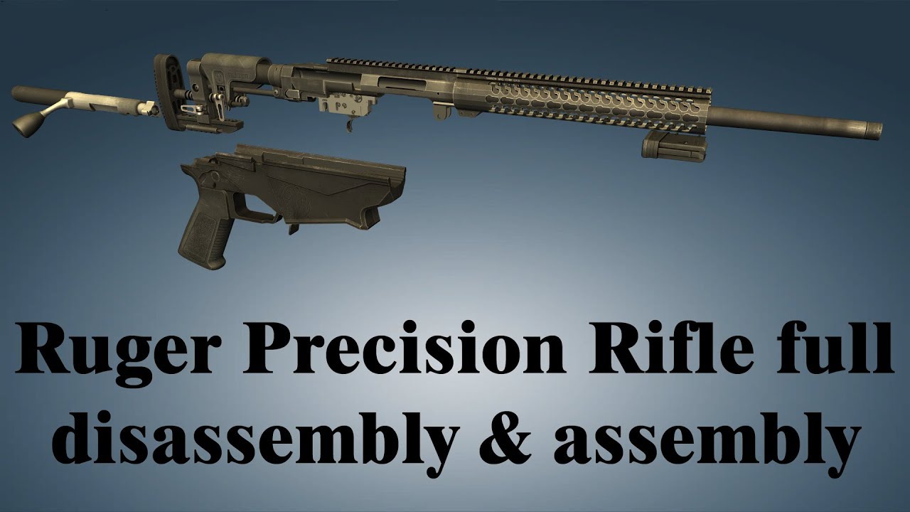 Ruger Precision Rifle: full disassembly & assembly | World of Guns