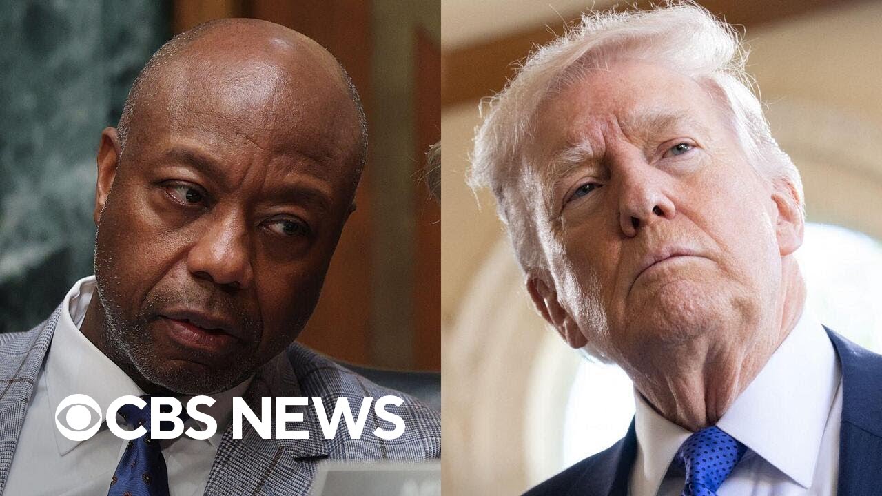 Trump-ally Tim Scott calls Trump's repost of Obamas 