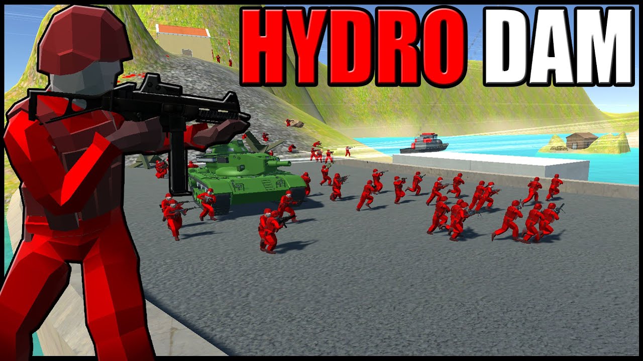 Battle on top the DAM BRIDGE! - Ravenfield: Battle Simulator
