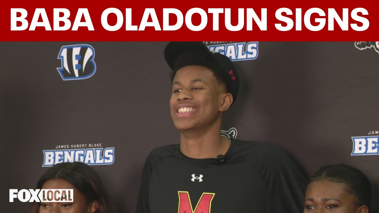Local basketball phenom Baba Oladotun signs with Maryland Terps | FOX 5 DC
