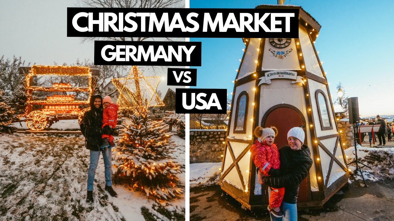 Christkindlmarkt in Utah, USA vs Bavaria, Germany! (How different/similar are they? Let's compare!)