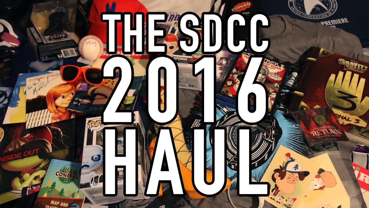 My 2016 San Diego Comic Con Haul #SDCC16