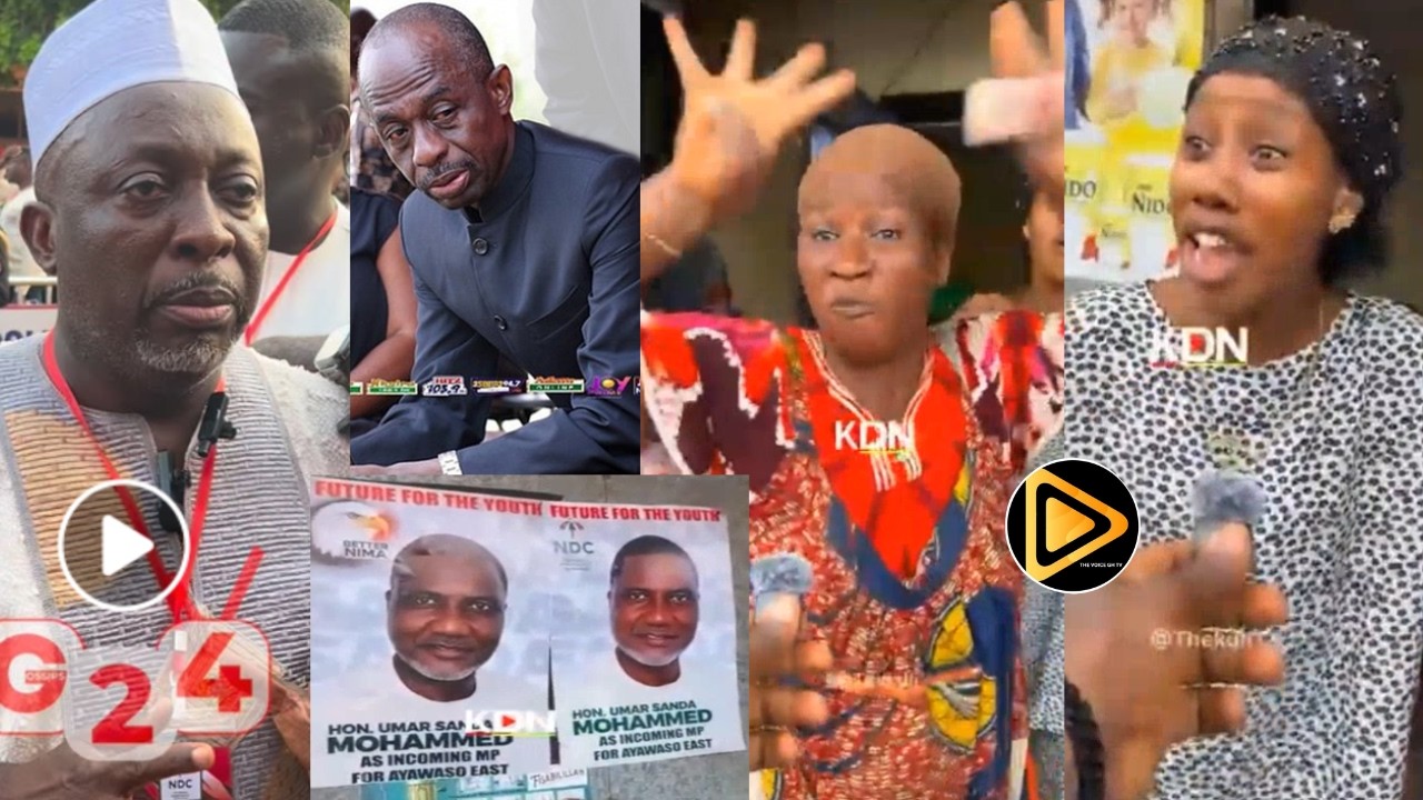 Just In! Market Women Chases away Asiedu Nketia & Baba Jamal from Nima, we'll not vote for you