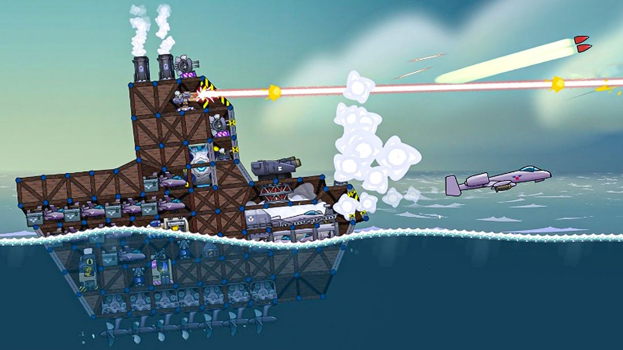 2v2 en multi avec les bateaux et avions ! C'est bien fun ! (Forts)