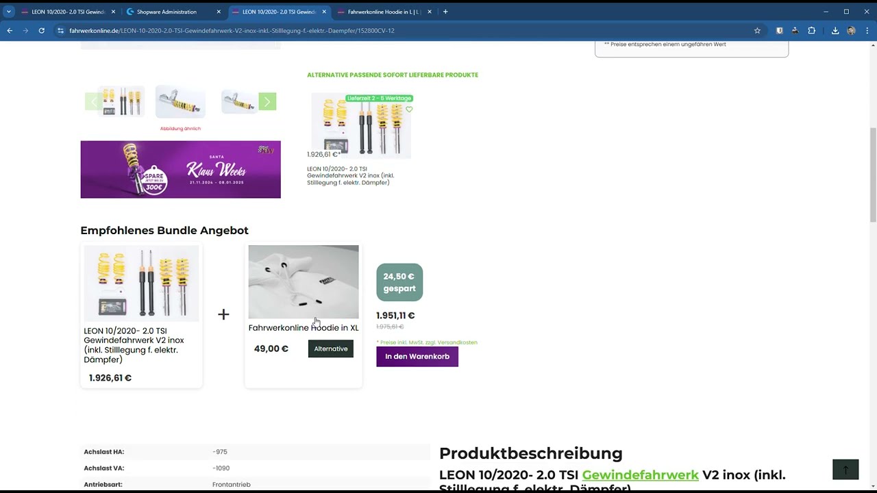 Shopware 6 Ultimatives Bundle Plugin: Erstelle 1000 Bundles im Bulk in wenigen Sekunden
