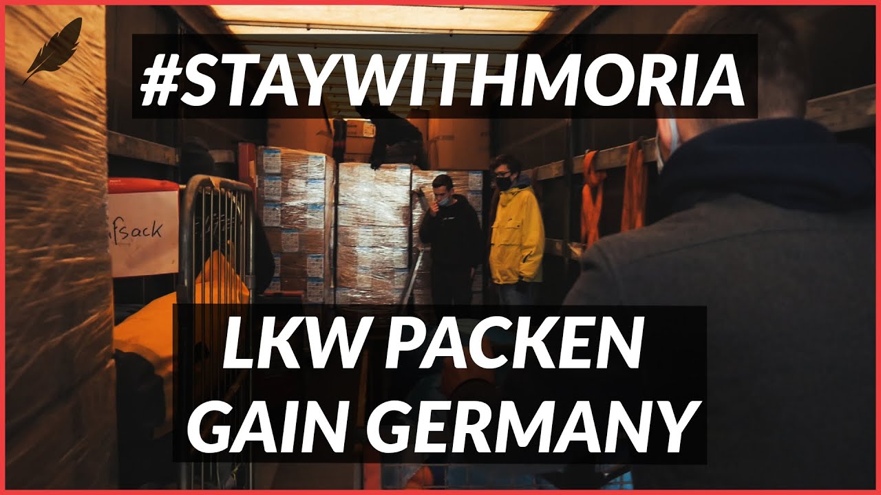 LKW beladen bei GAiN Germany in Gießen