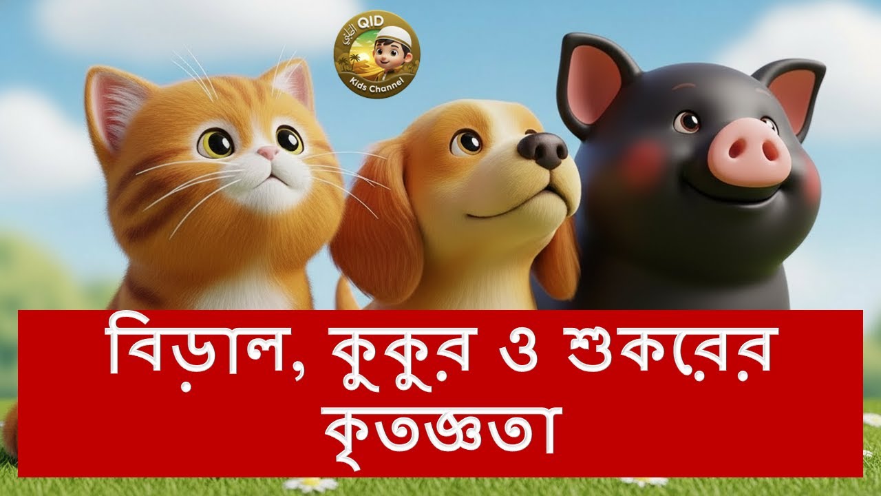 বিড়াল, কুকুর ও শুকরের আজব কাহিনী! | নামাজের গুরুত্ব | Kids Islamic Story