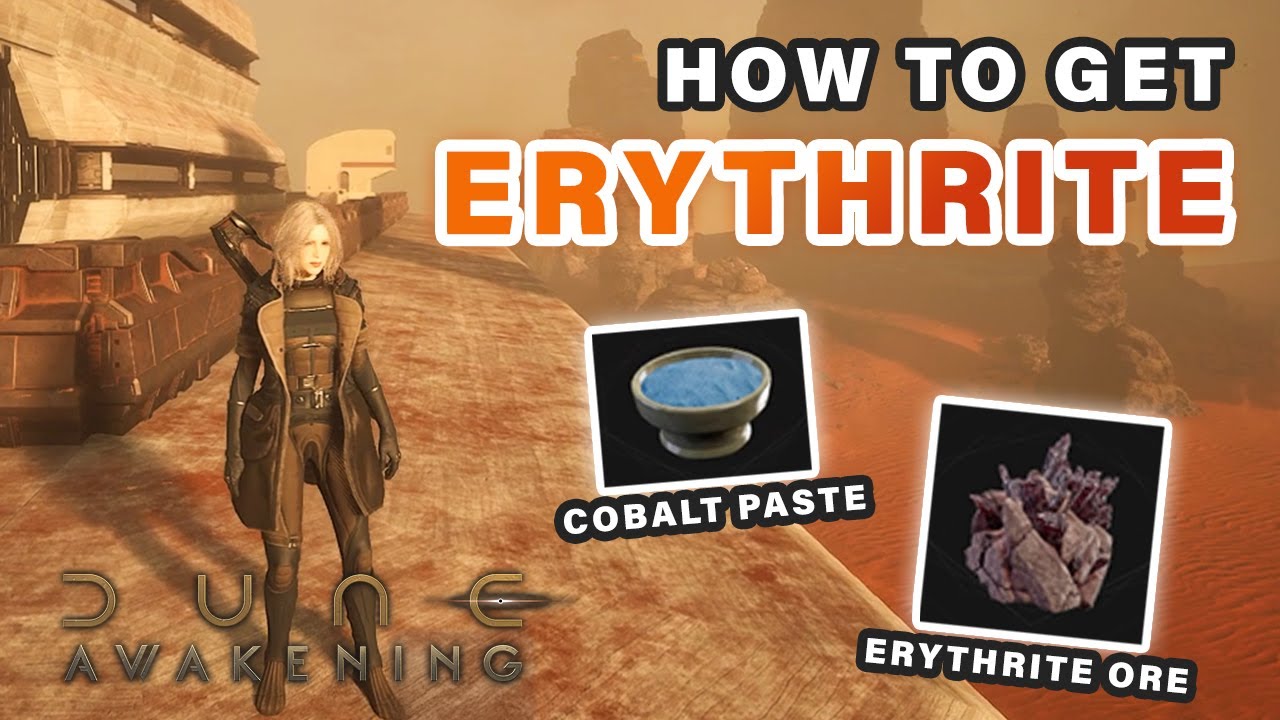 How to find Erythrite Crystal (Cobalt Paste) | Resource Location ► Dune: Awakening