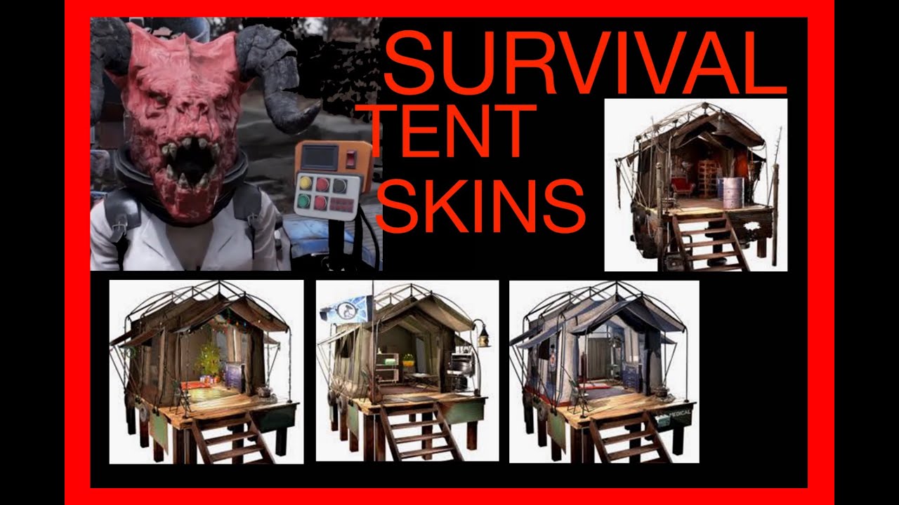 Quick Guide: SKINS change survival tent skin Fallout 76 1st How to