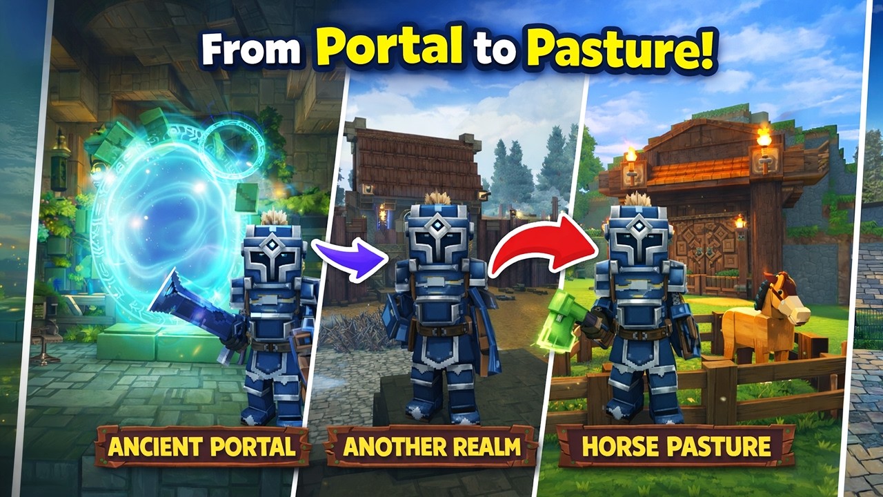 Exploring New Realms & Building the Perfect Horse Pasture in Hytale!