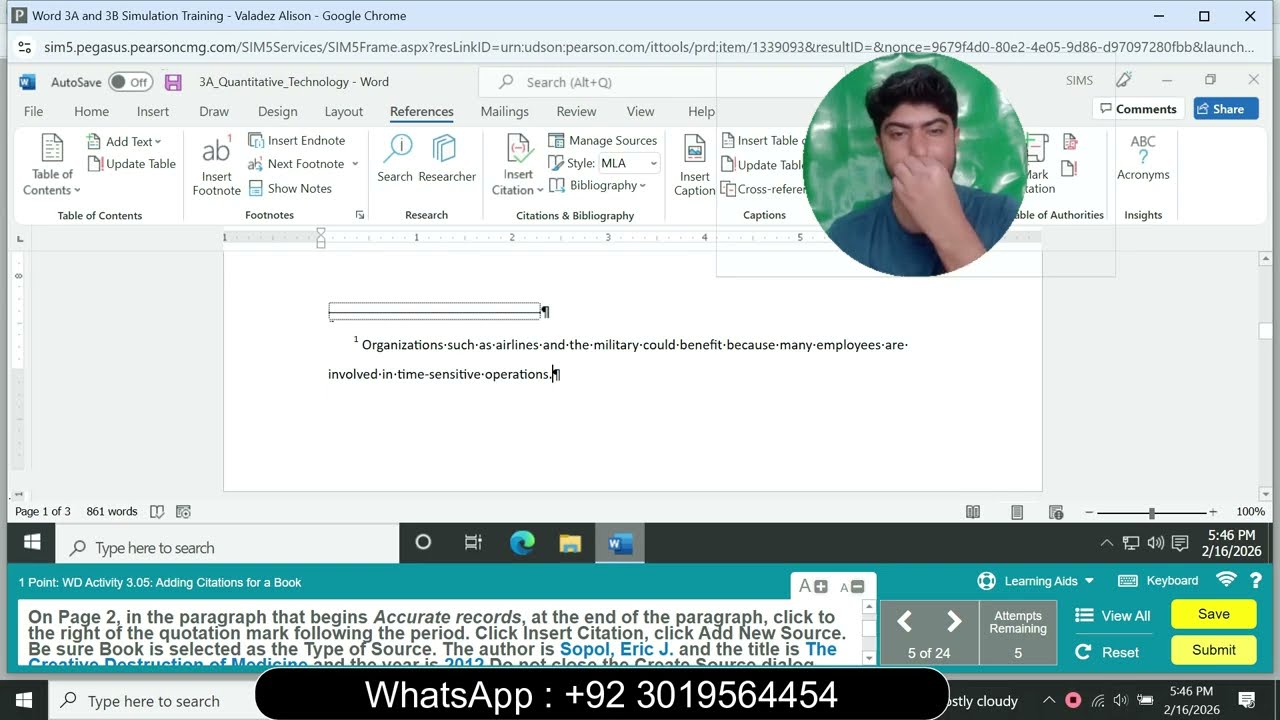 Word 3A and 3B Simulation Training | Word 3A and 3B Simulation Exam | Word 3A Simulation Exam