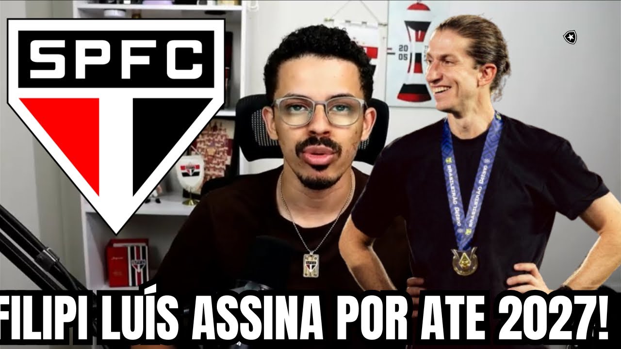 🚨É OFICIAL FILIPI LUÍS CHEGA EM COTIA PRA ASSINAR COM O TRICOLOR PAULISTA ATÉ O MEIO DE 2027!