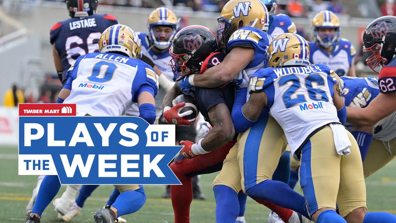 CFL Plays of the Week - Division Semi-Finals 2025