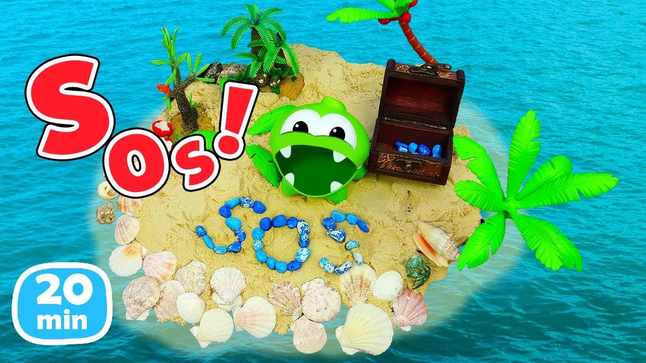 Una aventura de Om Nom en una isla desierta