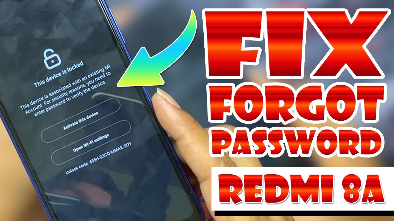 Redmi Note 8A This Device is Locked | Unlock Tool Tutorial