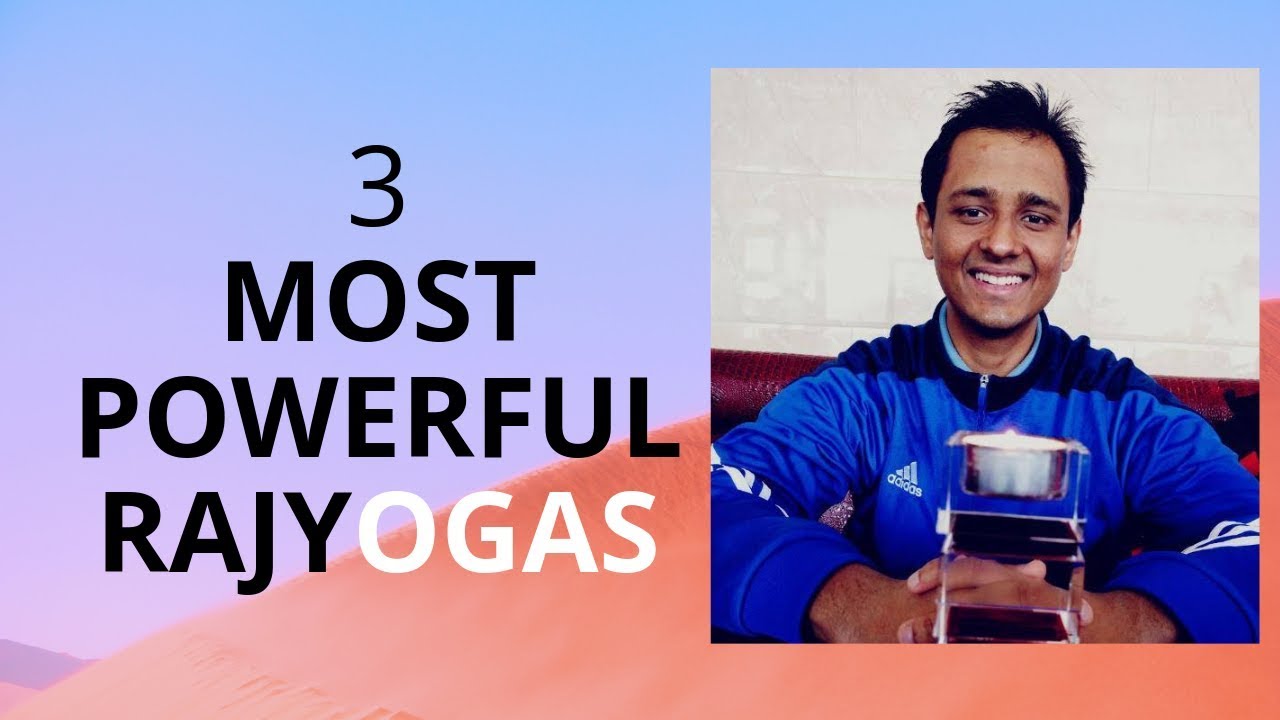 3 Most Powerful Rajyogas - Example Charts (33) - Astrology Basics 124