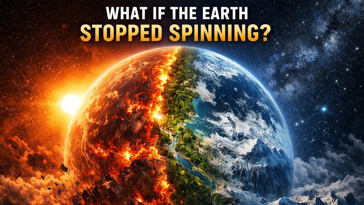 What If the Earth Stopped Spinning? | Science for Sleep