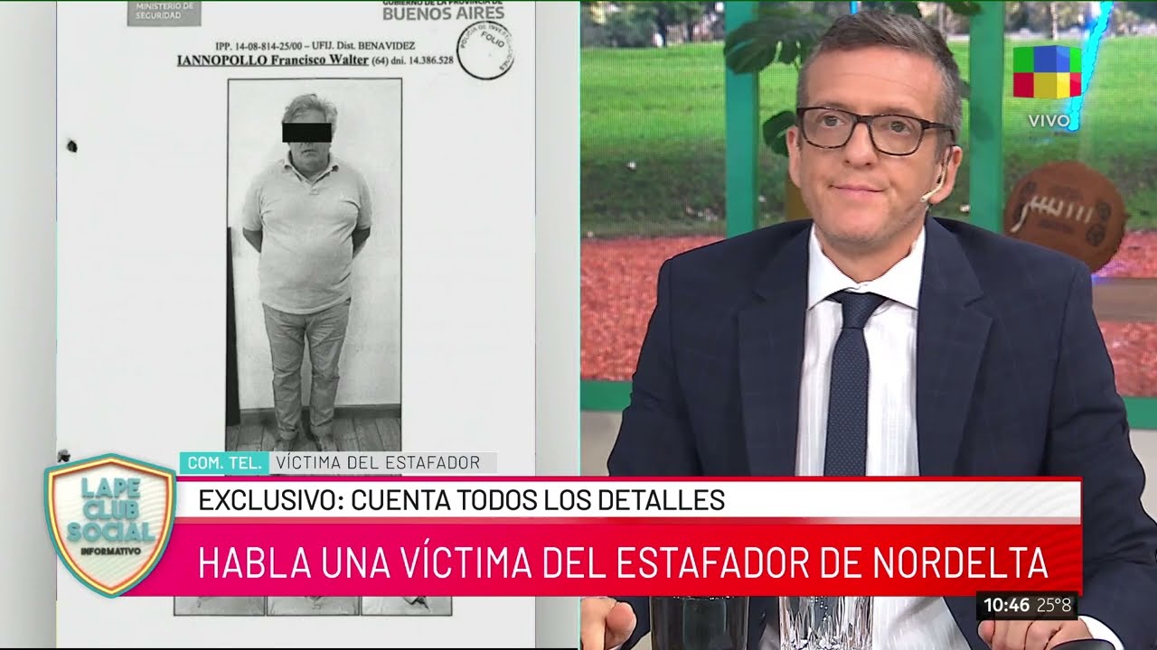 HABLÓ UNA VÍCTIMA DEL ESTAFADOR DE NORDELTA: 