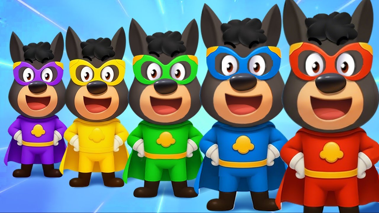 Dobie Turns into Superheroes | Superhero Cartoon | Fun Adventure | Sheriff Labrador
