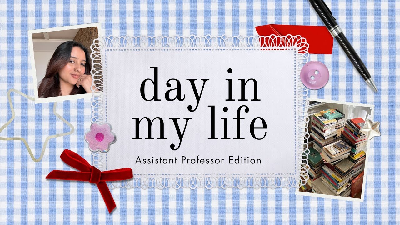 A day as an Assistant Professor | Phd scholar | Content Creator 👩‍🏫✨