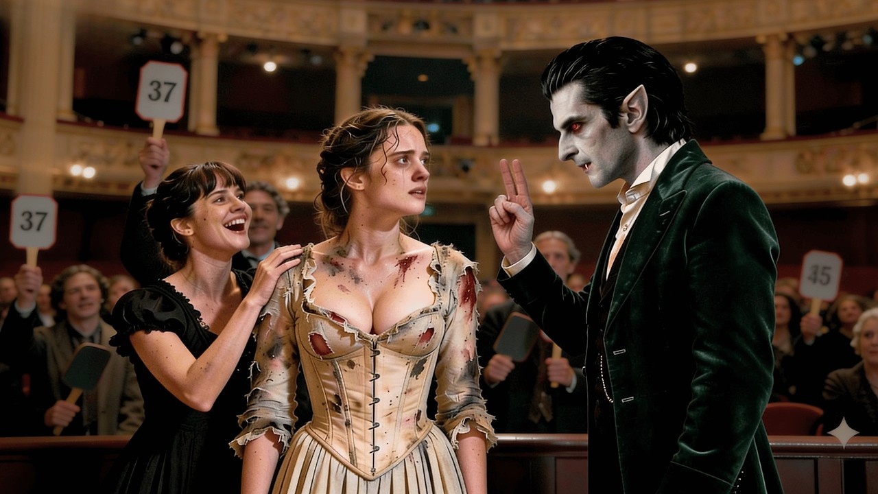 They Laughed at the Rejected Maid at Auction — Until the Vampire King Spoke