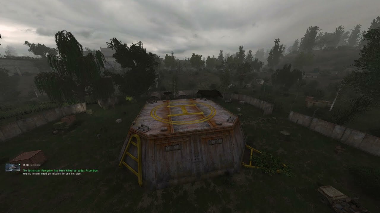 STALKER Anomaly Yantar Ambience - Rain and distant gunfire