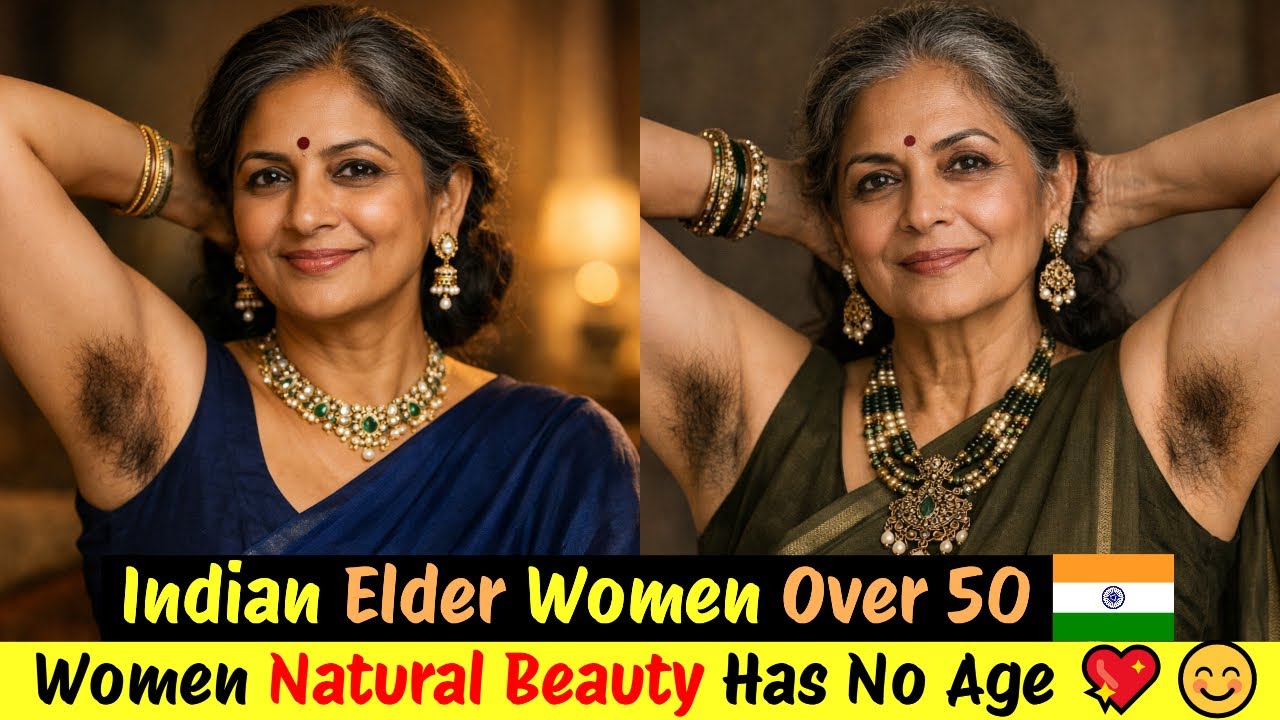 Natural Beauty of Women Over 50s & 60s | Indian Elder Women Proving Beauty Has No Age