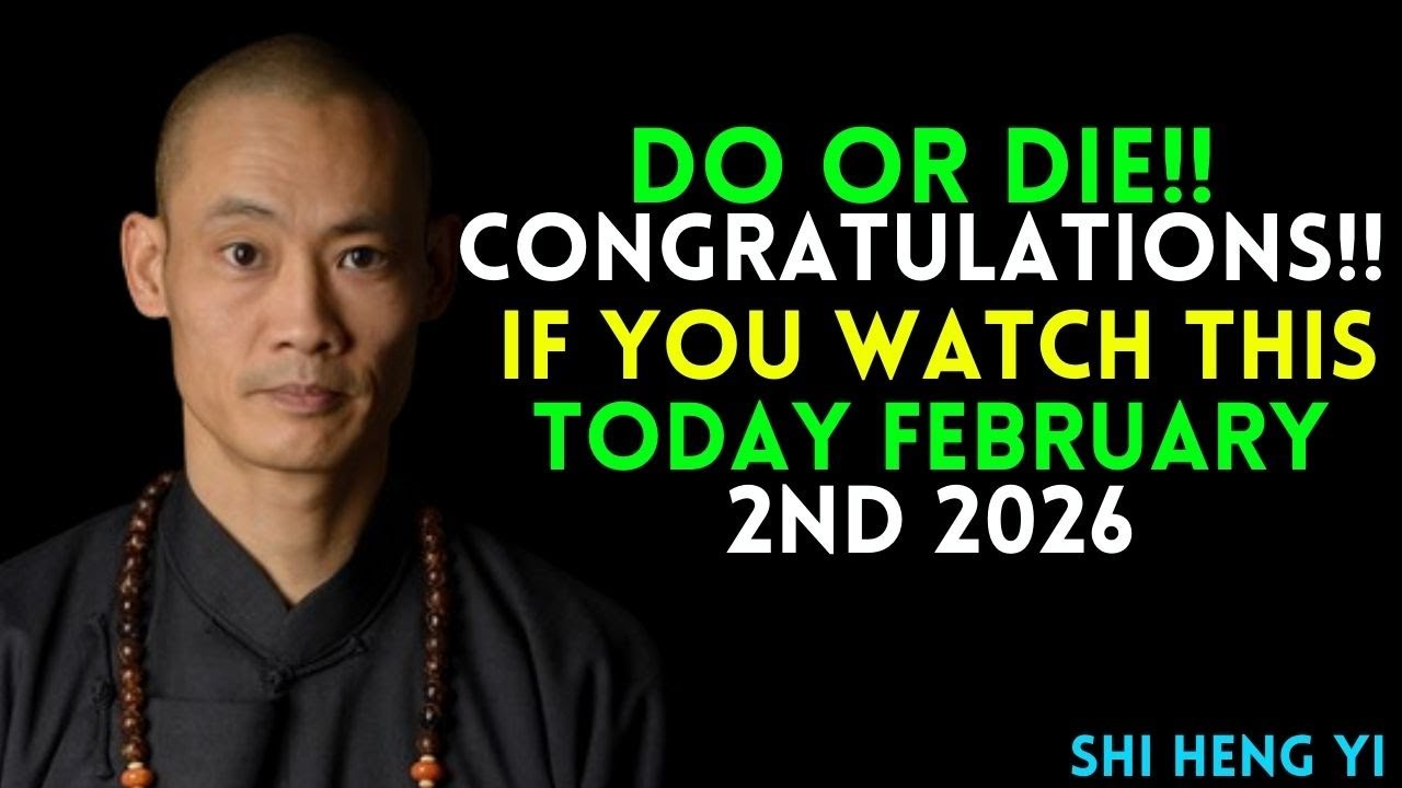 If You’re Seeing This Before 2 February… GOD Said CONGRATULATIONS | Shi Heng Yi