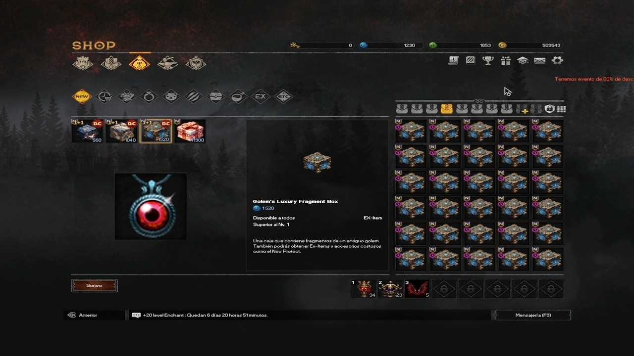 Rakion Latino - Abriendo Golem Fragment por monton, vale la pena por conseguir el COLLAR NEW PROTECT