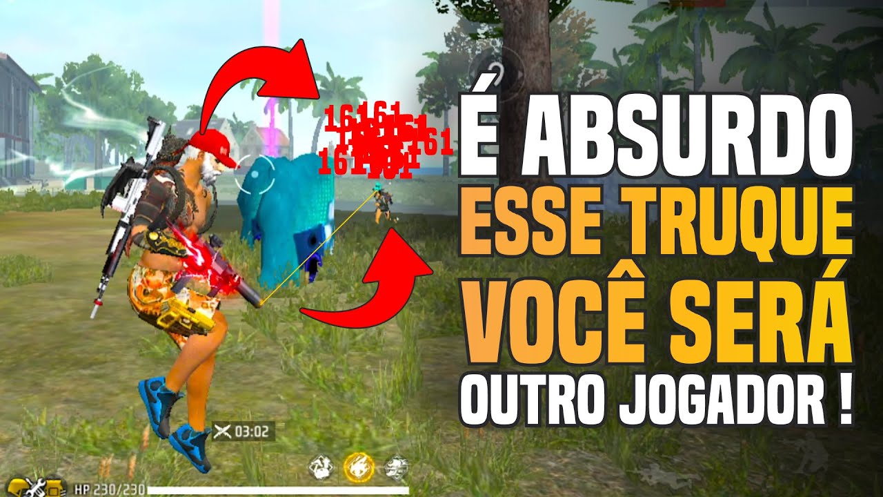 DESTRUINDO TODAS AS PARTIDAS FAZENDO ISSO !! FREE FIRE DICAS