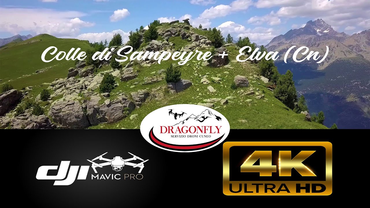 Colle di Sampeyre ed Elva (Cuneo) Piemonte Italy ~ 4k Aerial drone