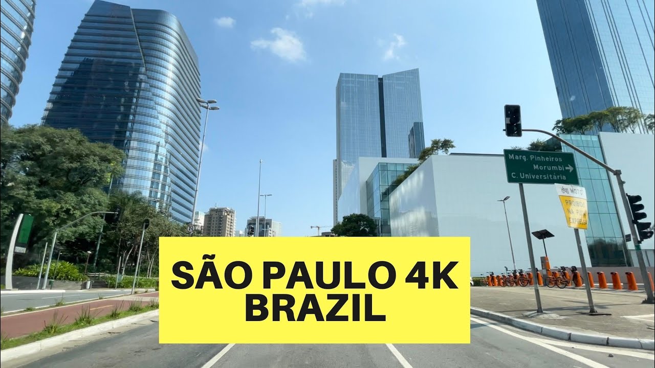 Sao Paulo’s Financial District | Brazil - 4K Drive