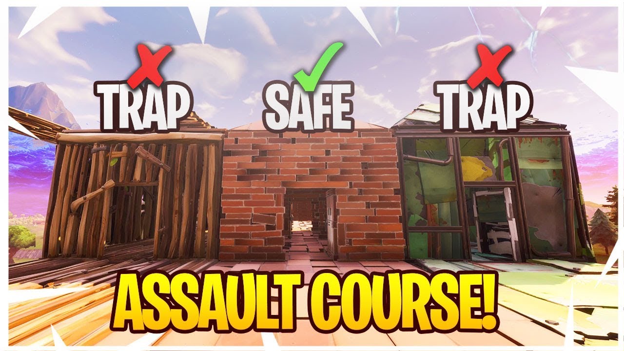 Fortnite ASSAULT COURSE RACE Minigame! - Fortnite Playground Custom Minigames #2!