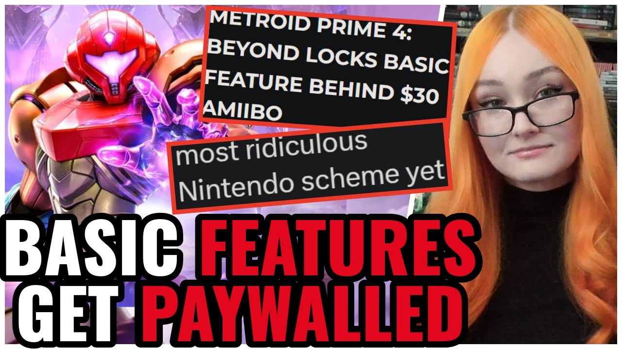 Nintendo WRECKED! $30 Metroid Prime 4 Amiibo Paywalls Music Change, Cutscenes & Shields 😡