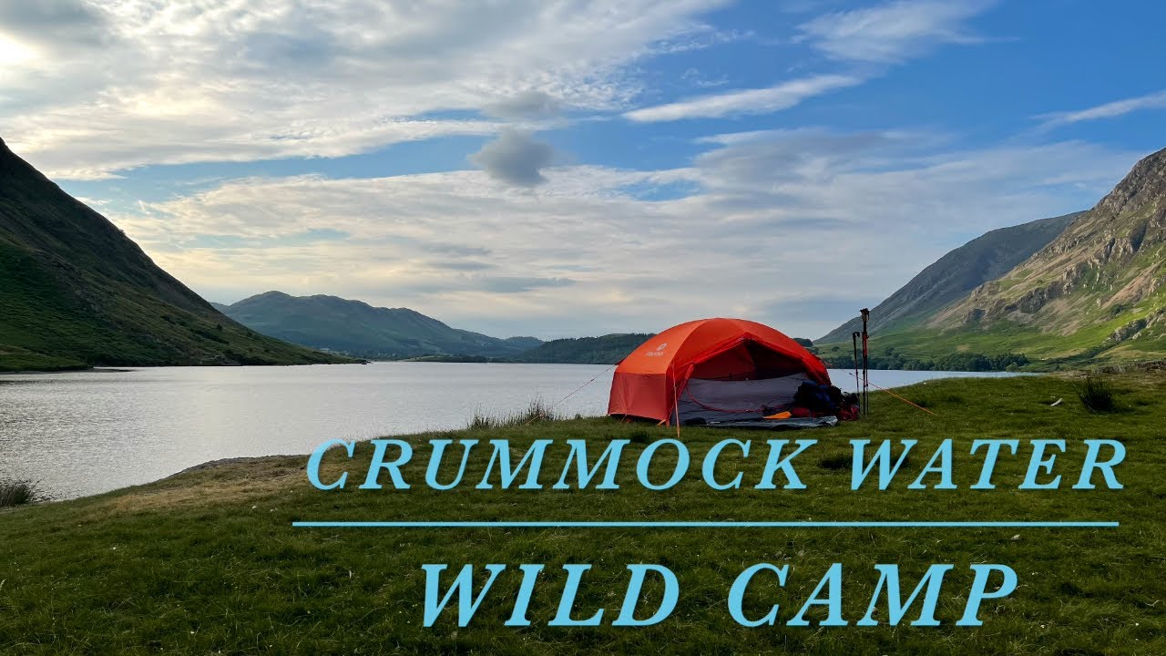 Crummock water wild camping in the Lake District