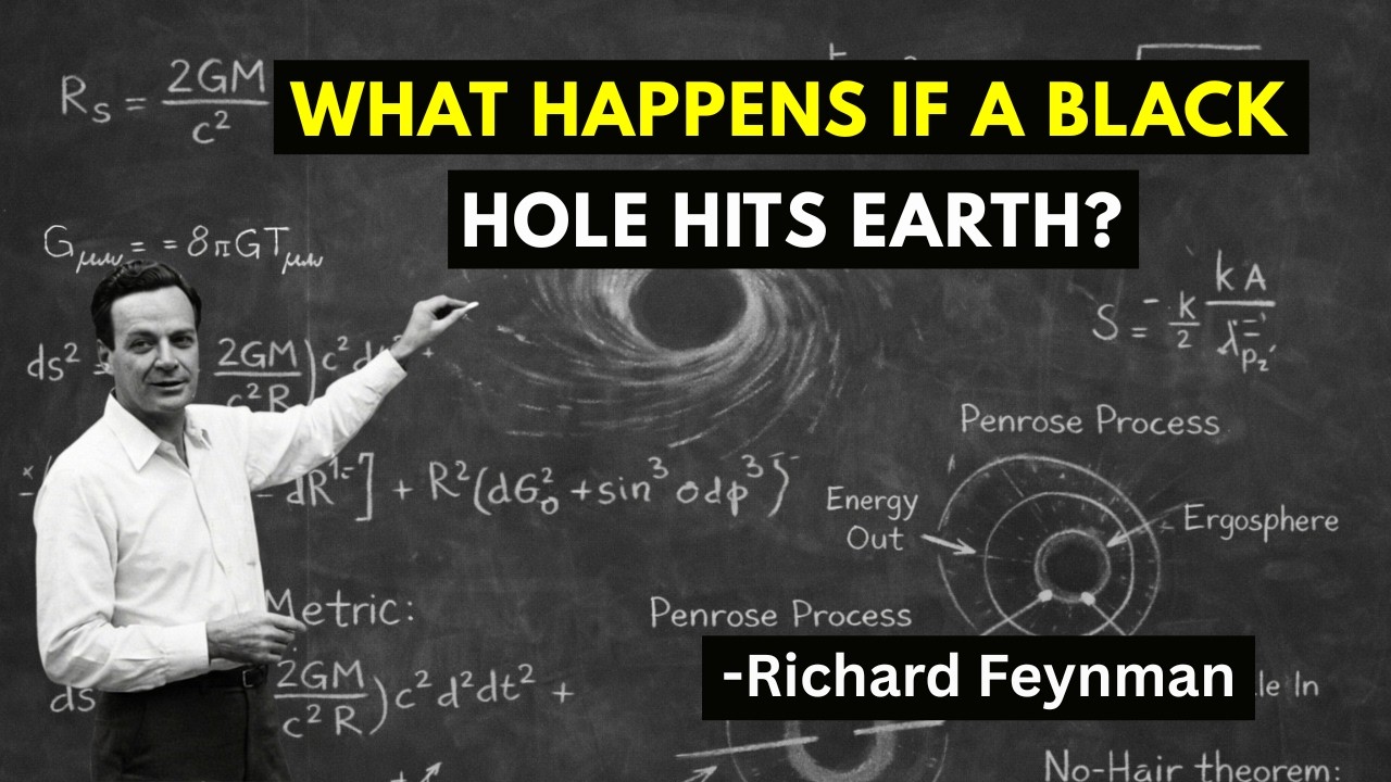 Что если чёрная дыра приблизится к Земле? | Ричард Фейнман