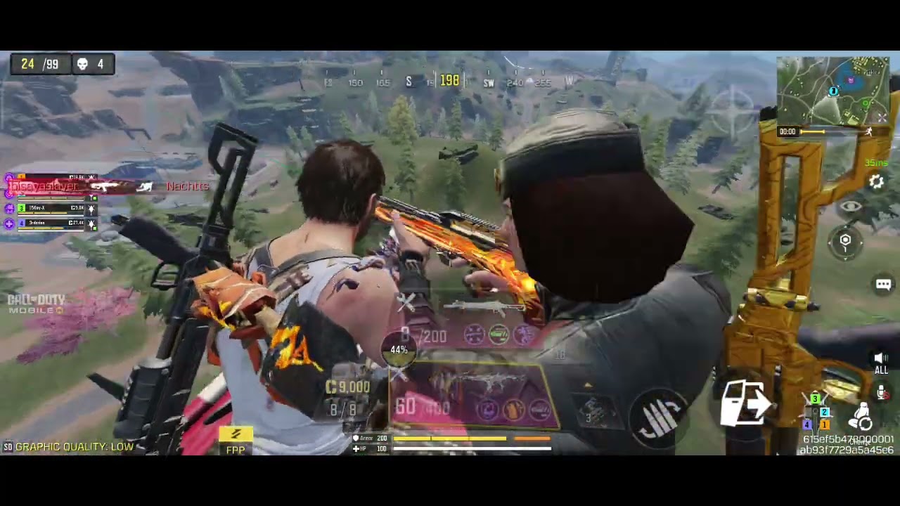 Battle Royale call of duty,too close to win.We lose anyway.