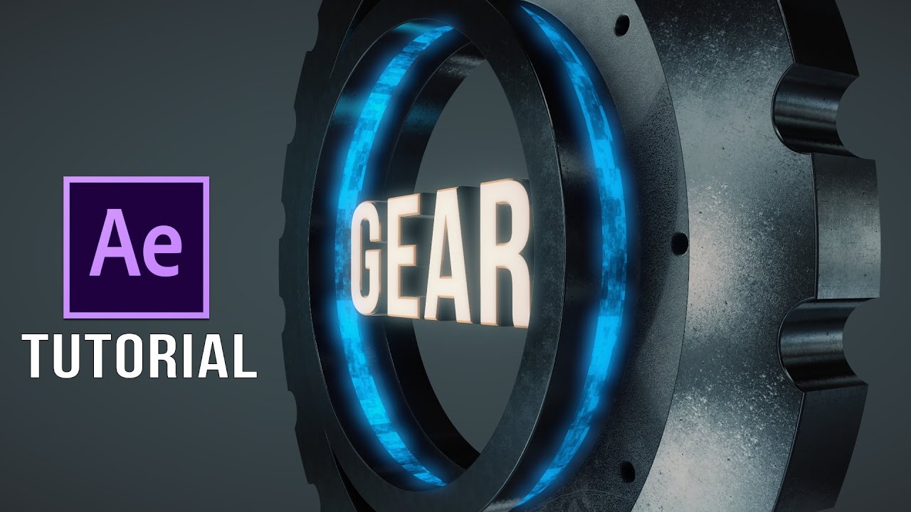 Gear Animation Tutorial -  Illustrator and After Effects