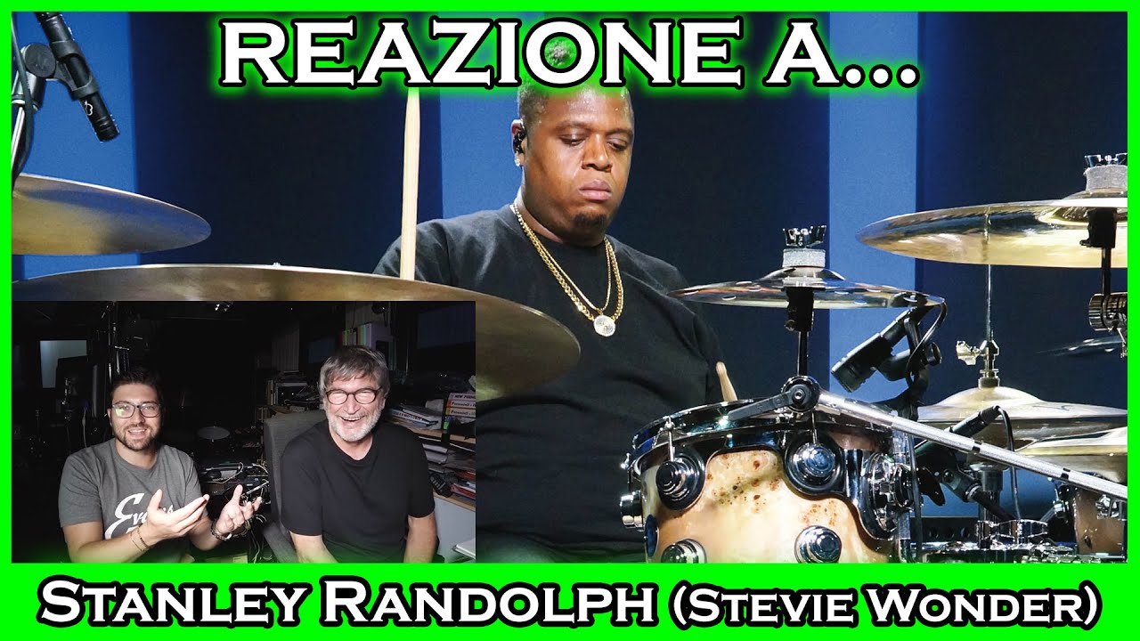 REAZIONE A STANLEY RANDOLPH!!! - (Stevie Wonder) - Franco Rossi Drum Channel