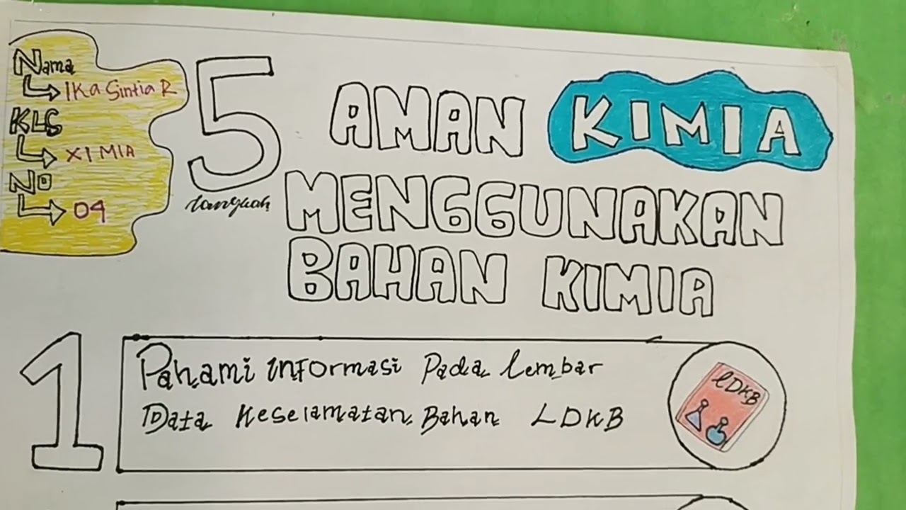 5 langkah aman menggunakan bahan kimia by ika sintia kelas xi mia manu gesi