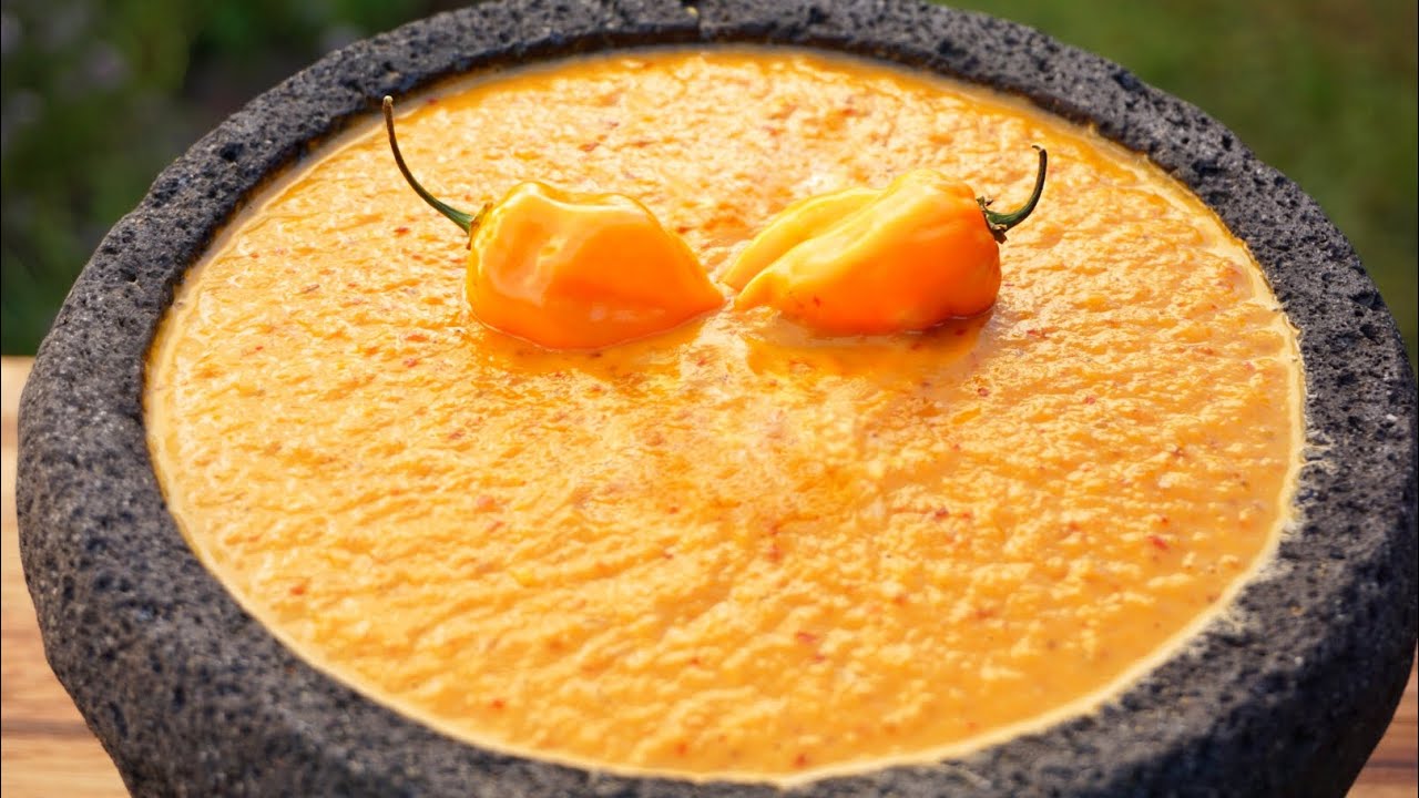 SALSA DE PIÑA Y HABANERO PICOSITA PARA ALITAS DE POLLO O TACOS 🔴en vivo