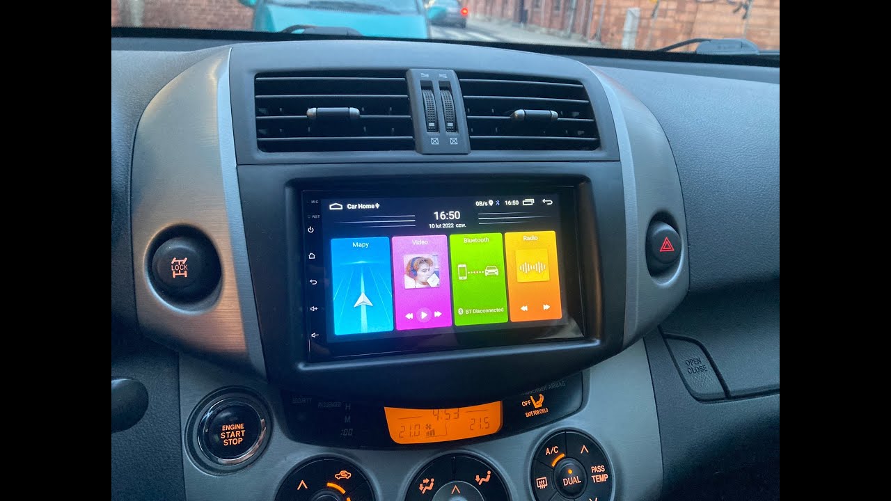 Radio 2 DIN Toyota RAV4  III, wymiana oryginalnego radia na chińskie radio android