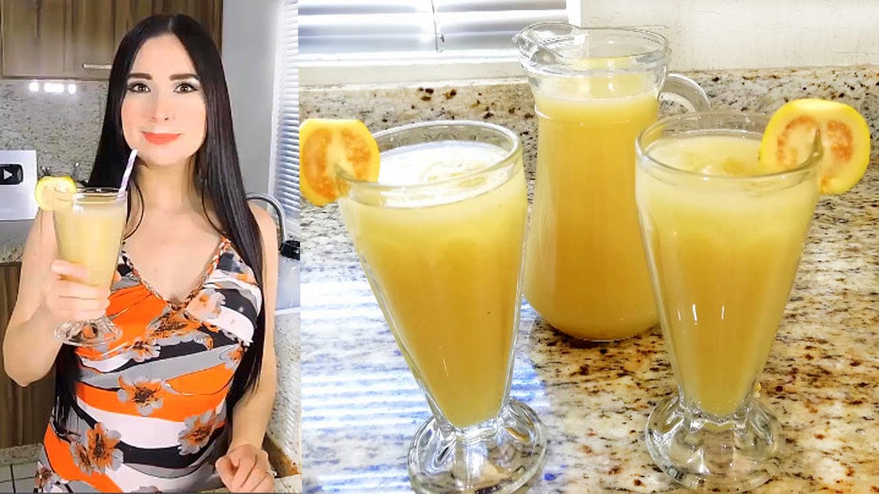 COMO HACER AGUA DE GUAYABA - NATURAL Y REFRESCANTE - RECETA FACIL | #irisCocinablog