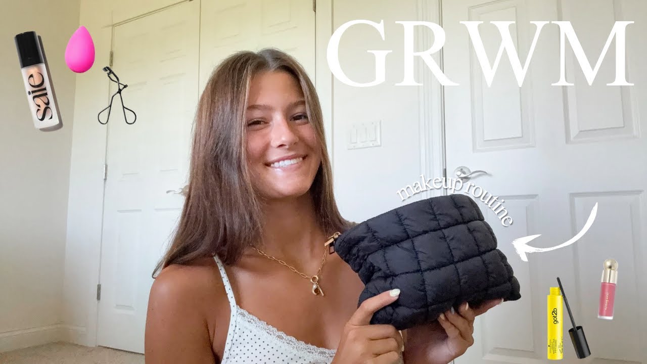 summer GRWM + updated makeup routine *summer must-haves & fav products*